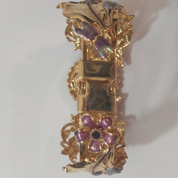 Kirks Folly Legacy Cloudwalker Dreams Cuff Bracelet Gold Tone Unicorn NEW - Picture 5 of 9